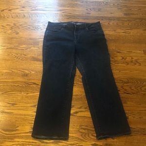 Dark wash plus size jeans
